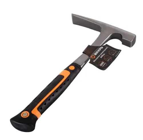 Молоток каменщика 600г двухкомпонентн. рукоятка; цельнометал. Вихрь 73/6/8/10 фото 4