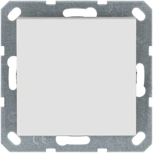 Переключатель проходной 1-кл. 10А IP20 механизм бел. глянцевый Jasmart G3012W