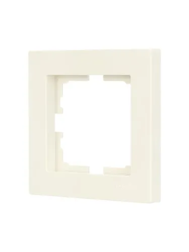 Рамка 1-местн. горизонт. VESNA кремов. LEZARD 742-0300-146 фото 2