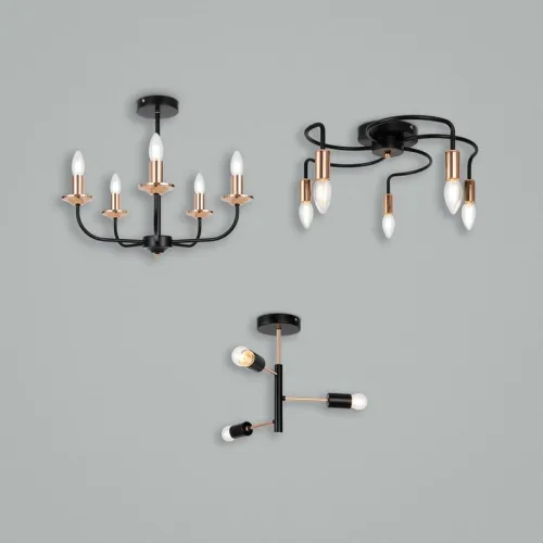 Светильник Matis 60Вт E27х3 IP20 потолочн. Freya FR4010CL-03GB фото 11