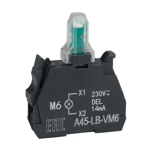 Блок световой OptiSignal D22 A45-LB-VM6 син. 230-240VAC ZBVM6 КЭАЗ 332211