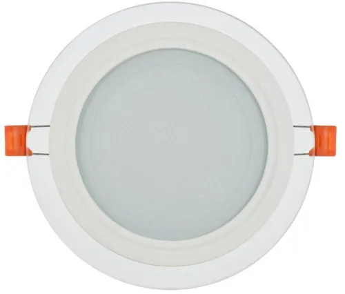 Светильник светодиодный ДВО 1621 12Вт 4000К IP20 встраив. со стекл. круг IEK LDVO0-1621-12-4000-K01