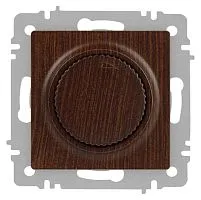 Светорегулятор поворотный СП Accent 6-401-10 600Вт 230В IP20 венге Intro Б0063687