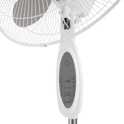 Вентилятор напольный DX-1601R 40Вт 220В с пультом и таймером бел./сер. DUX 60-0209 фото 7