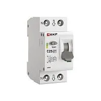 Устройство защиты от дугового пробоя (УЗДП) 1P+N C 25А 6кА с авт. выкл. PROxima EKF afdd-2-25C-pro