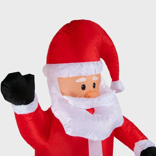 Фигура надувная 3D "Дед Мороз приветствует" 180см 5LED бел. 15Вт IP65 внутр. подсветка компрессор с адаптером 12В Neon-Night 511-114 фото 5