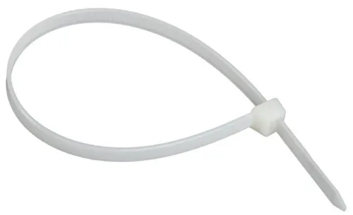 Хомут 7.6х300мм P6.6 стандартный бел. (уп.100шт) IEK UHH30-D076-300-100-K01 фото 2