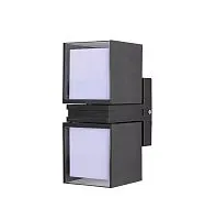 Светильник светодиодный архитектурный PWL-23095 2х8Вт 4000К BL IP54 фасадный исполнение двухсторон. черн. Pro JazzWay 5053151