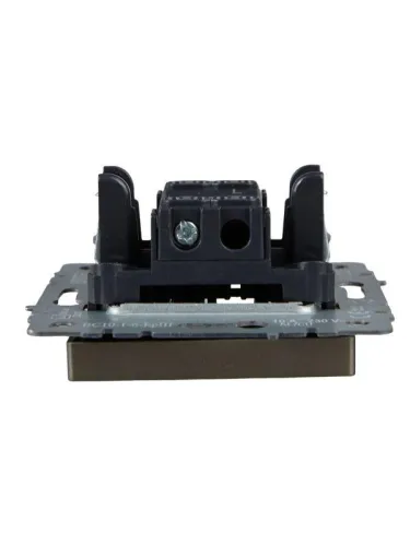 Выключатель проходной 1-кл. СП BRITE ВС10-1-6-БрШ 10А механизм шампань IEK BR-V12-0-10-K37 фото 6