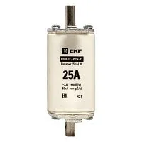 Вставка плавкая ППН-33 160/25А габарит 00 PROxima EKF fus-33/160/25