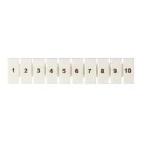 Маркеры для UT/ST/Push-in 4 с нумерацией 1-10 (уп.100шт) EKF zb-st-4-1-10