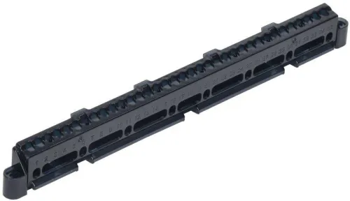 Суппорт для шин в корп. (ширина 12 мод.) TEKFOR IEK TF-KP00D-S-12