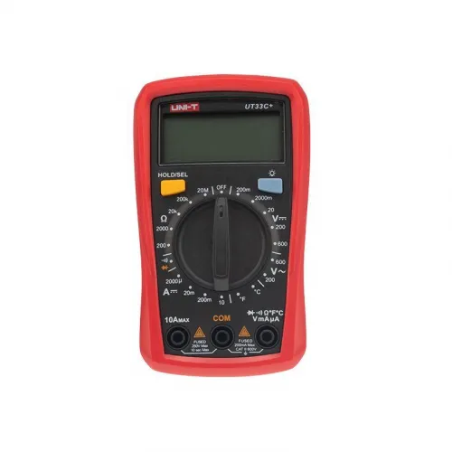 Мультиметр портативный UT33C+ с измер. температуры прозвонка UNI-T 13-0057 фото 2