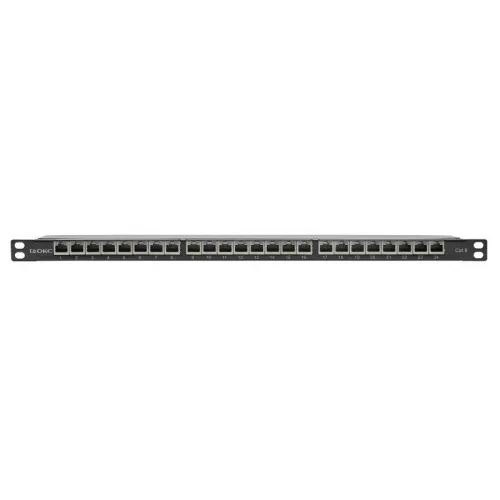 Патч-панель 19дюйм 0.5 U CAT6 24 порта RJ45 экранир. DKC RN6PPF2405 фото 3