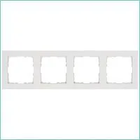Рамка 4-м G-Classic бел. глянцевый Jasmart G1004W