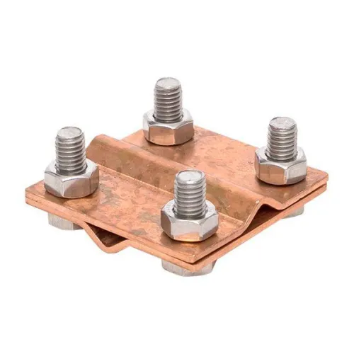 Зажим крестовидный прут-прут (пластина 57х57мм) Cu PROxima EKF lp-g3109-cu фото 2