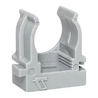 Держатель для труб (клипса) d16мм для монтажн. пистолета сер. (уп.100шт) Plast EKF derjp-z-16