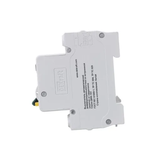 Выключатель автоматический дифференциального тока 2п (1P+N) C 40А 30мА тип AC 4.5кА ДИФ-103 DEKraft 16056DEK фото 4