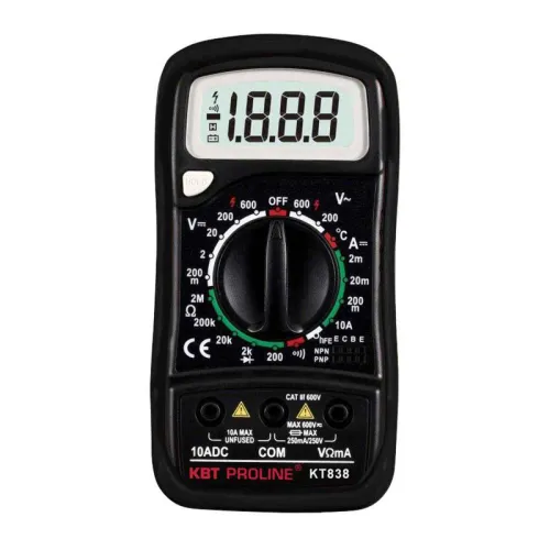 Мультиметр цифровой KT 838 "PROLINE" КВТ 791280