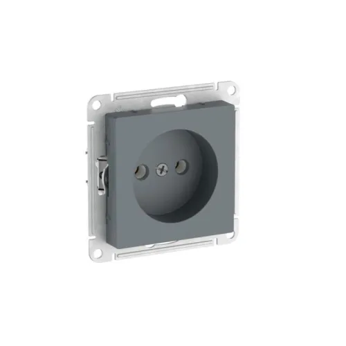 Розетка AtlasDesign 16А без заземл. без шторок быстрозажим. клем. механизм грифель SE ATN000741S
