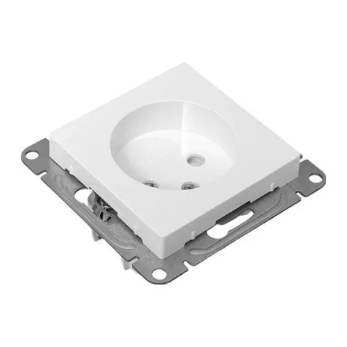 Розетка СП Эпика 16А без заземл. защ. шторки механизм бел. EKF UP1-SOW-101 фото 8