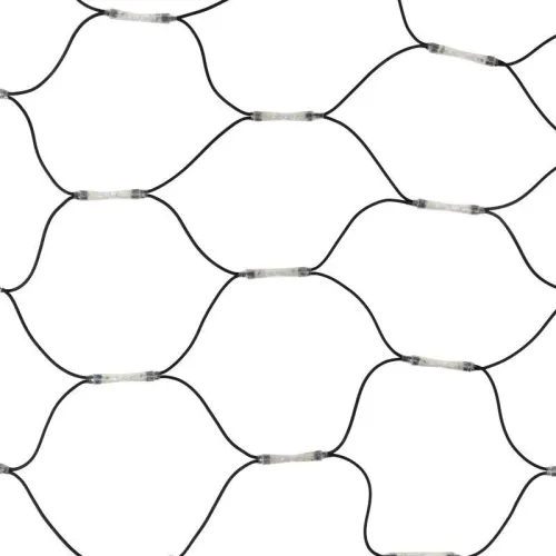 Гирлянда светодиодная "Сеть" 2х4м 560LED бел. 50Вт 220-240В IP67 провод каучук черн. Neon-Night 217-135 фото 4