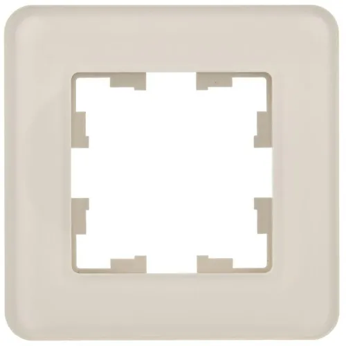 Рамка 1-м BRITE РУ-1-2-Бр стекло песчан. RE IEK BR-M12-G-41-K98 фото 3