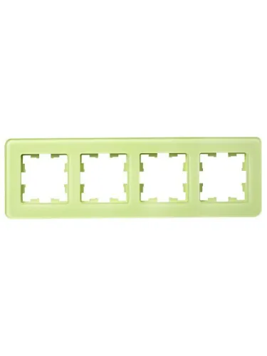 Рамка 4-м BRITE РУ-4-2-Бр стекло эко грин RE IEK BR-M42-G-41-K06 фото 5