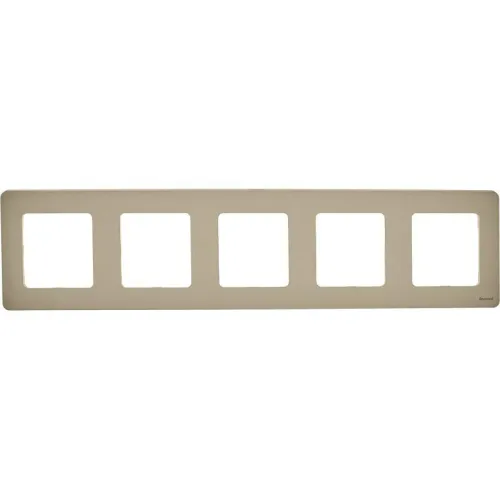 Рамка 5-м Inspiria шампань IEK 673978 фото 2