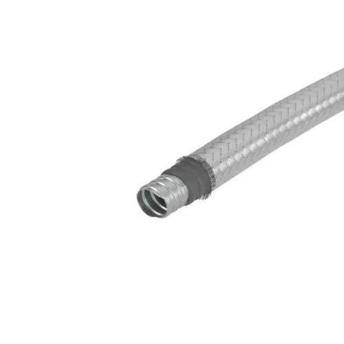 Металлорукав DN 15мм в герм. ПВХ изоляции в оплетке из нержавеющей стали Dвн. 15.5мм Dнар. 19.5 50м DKC 6071TX-016 фото 2