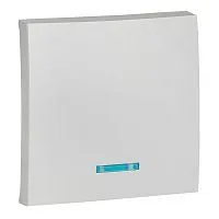 Панель лицевая Валенсия для выключателя 1-кл. с индикатором 10А сталь PROxima EKF ESV10-L-121-30