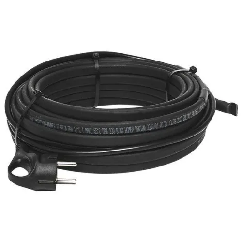 Кабель нагревательный саморег. 17Вт/м для обогрева трубопроводов StopFrost 4м EKF SF-17-4 фото 3