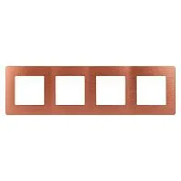 Рамка 4-м 12-5104-14 сатин медь Эра Б0052537