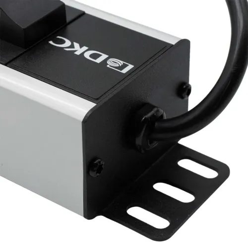 Блок распределения питания 12-м 16А IEC 60320 C19 для 19дюйм шкафов вертикал. с 1п авт. выкл. с индикатором сети DKC R5V12CBOPCDC19 фото 5