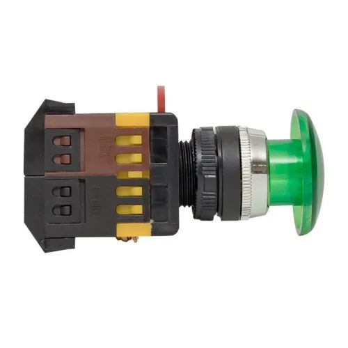 Кнопка "Грибок" AELA-22 NO+NC 380В с подсветкой зел. PROxima EKF pbn-aela-1g-380 фото 6