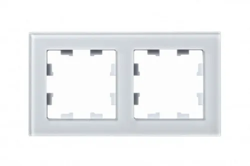 Рамка 2-м AtlasDesign Nature стекло бел. SE ATN320102 фото 2