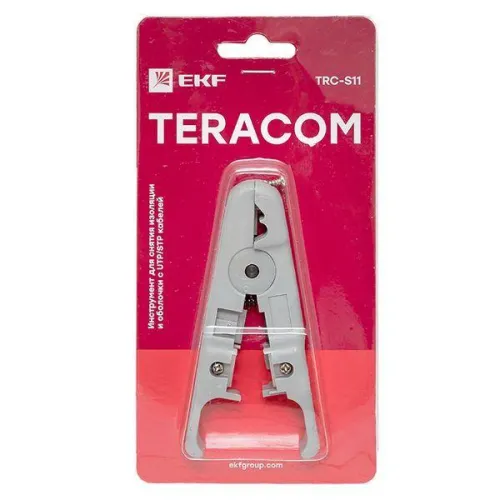 Инструмент для снятия изоляции и оболочки с UTP кабелей TERACOM EKF TRC-S11 фото 10