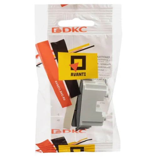 Кнопка модульная 1мод. Avanti "Ванильная дымка" 16А беж. DKC 4405151 фото 5