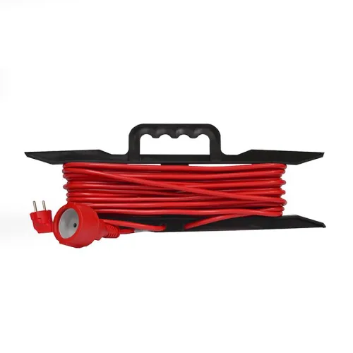 Удлинитель-шнур на рамке 1х20м с заземл. 10А IP20 2.2кВт ПВС 3х1 DOMTOK 2479 фото 3