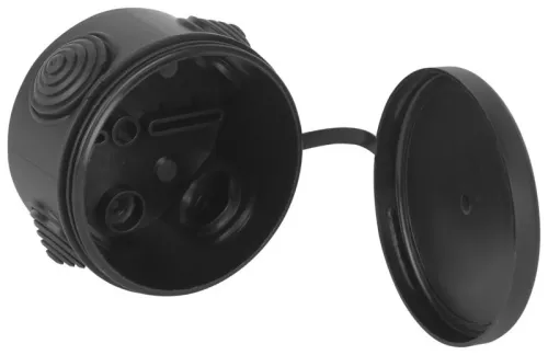 Коробка Тусо распаячная для ОП 70х50мм УХЛ1 черн. Ruvinil 67020МЧ фото 2