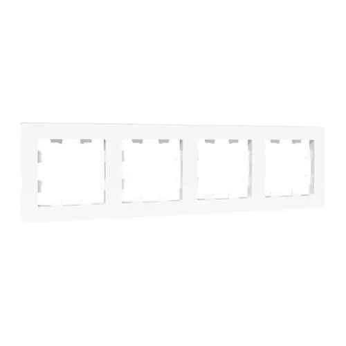 Рамка 4-м Эпика пластик бел. EKF UP1-FPW-04