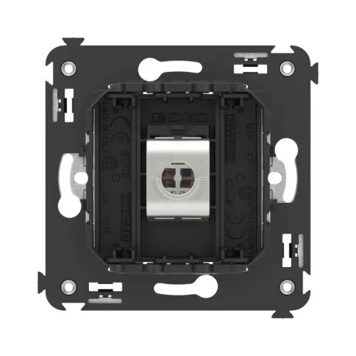 Розетка компьютерная 1-м СП Avanti "Черный матовый" RJ45 кат.5E без шторок экранир. механизм DKC 4412763 фото 3