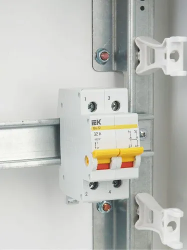 Выключатель нагрузки (мини-рубильник) 2п 32А ВН-32 KARAT IEK MNV10-2-032 фото 6