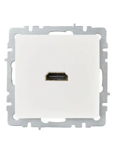 Розетка СП BRITE HDMI РHDMI-0-БрБ механизм бел. IEK BR-H10-K01 фото 5