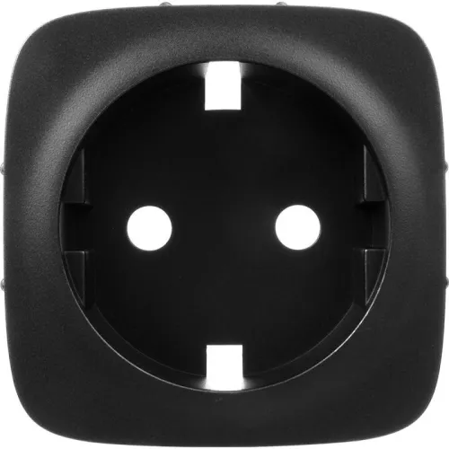 Панель лицевая Valena Allure для розетки 2К+З антрацит Leg 755208 фото 3