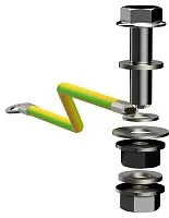 Точка заземления внешняя TITAN IEK TI-00D-GP