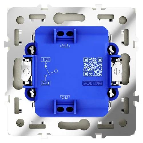 Выключатель 1-кл. СП S70 10А с самовозвратом механизм шелк Voltum VLS010604 фото 4