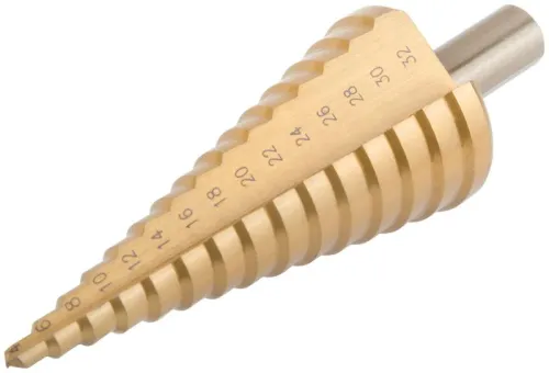 Сверло ступенчатое HSS по металлу 15 ступеней 4-32мм MOS 36384М фото 2