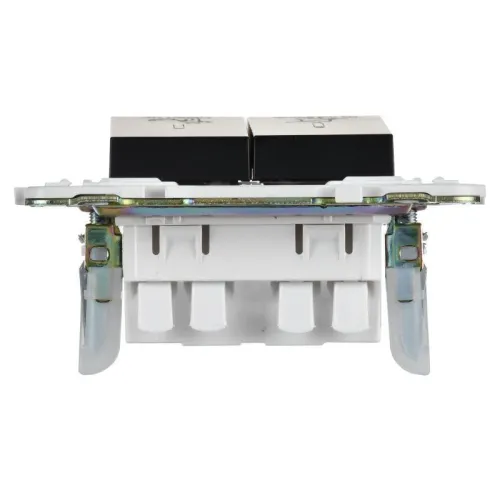 Выключатель 2-кл. SKANDY 10А SK-V16Bl для отелей с индикацией черн. IEK SK-V20-2-10-K02 фото 5