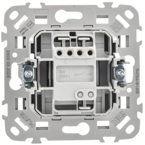 Выключатель 1-кл. СП FLITE ВС11-1-0-ФлС 10А механизм сер. IEK FI-V10-0-10-1-K03 фото 4